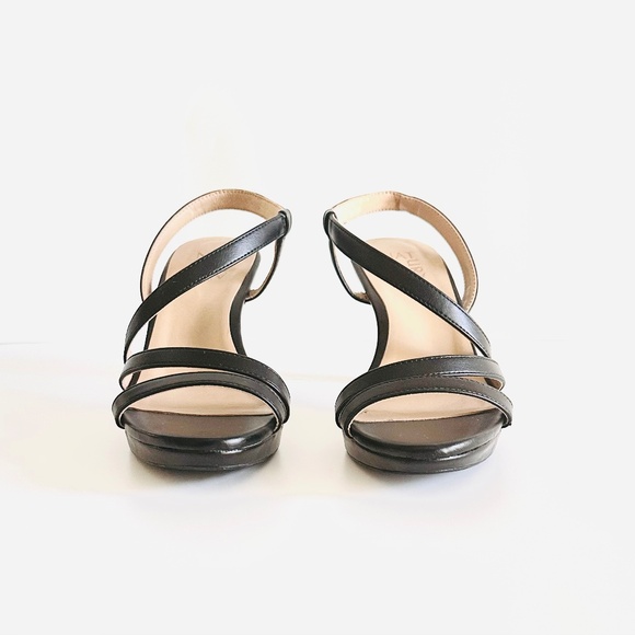 Naturalizer Women's Brenta Strappy Platform Black Sandals Size 7 - Picture 4 of 6
